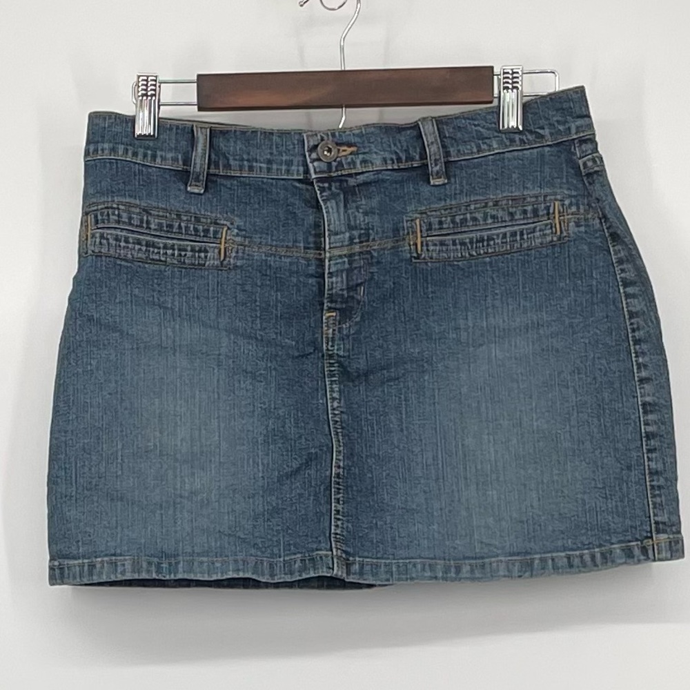 Y2K Tommy Jeans Denim Mini Skirt | Low Rise Vintage 90s 2000s Style | Size 9